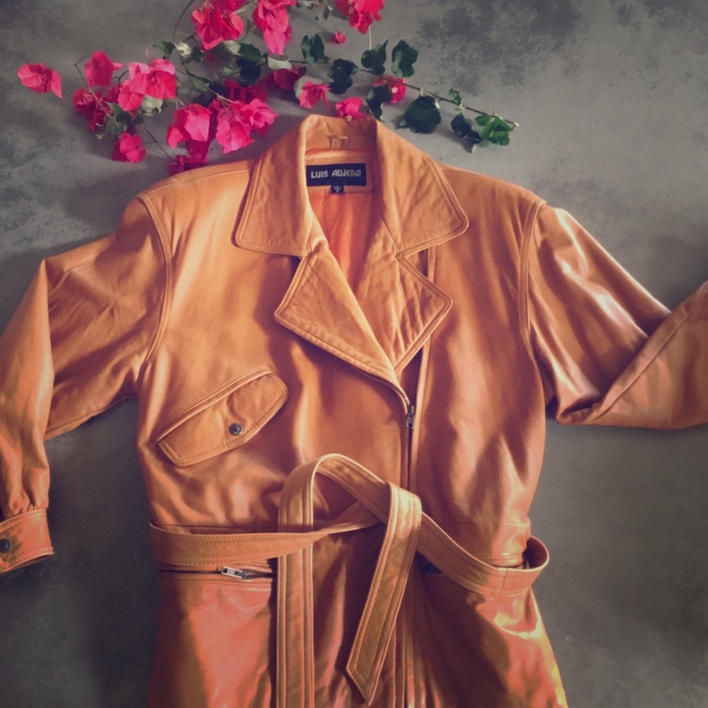 Soft Leather Jacket. Unique color.